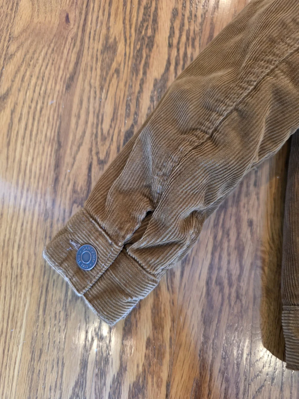 GAP Kids Brown Corduroy Sherpa-Lined Jacket